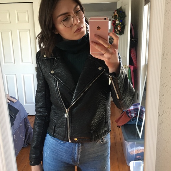 Forever 21 Faux Leather Jacket - Picture 1 of 7
